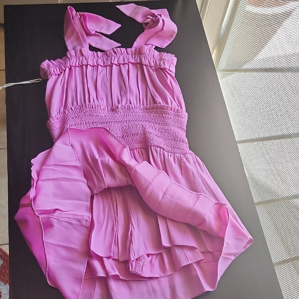 Chelsea And Violet Girls Bow Strap Romper